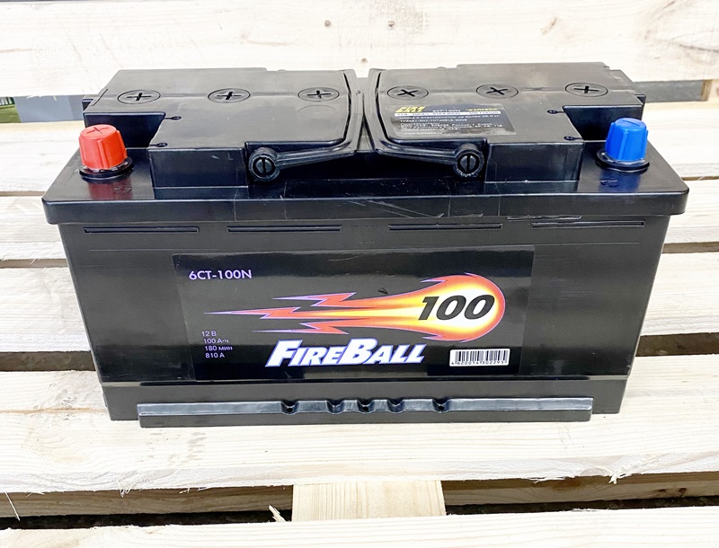 аккумулятор автомобильный 100ач FireBall