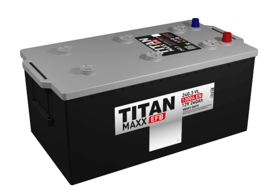 Аккумулятор TITAN MAXX EFB 6СТ-240.3 VL Titan
