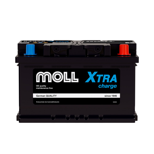 Аккумулятор MOLL X-TRA Charge 75 А/ч (84075) — купить в СПб