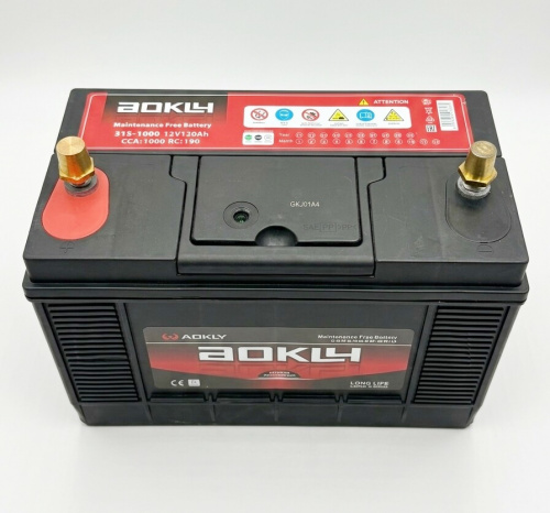 Аккумулятор AOKLY ASIA 120 А/ч прямой L+ (E41)