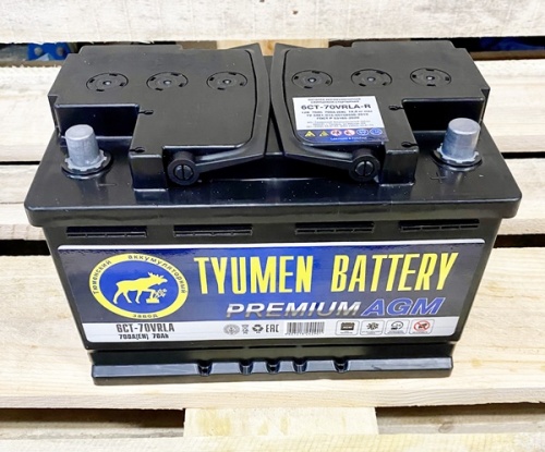 Аккумулятор 70 ач TYUMEN BATTERY Premium AGM детальное фото — Тюменские аккумуляторы | Аккумуляторная Балтийская Компания СПб