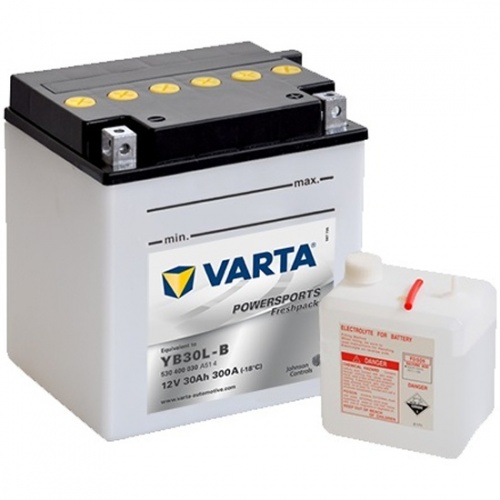 Аккумулятор VARTA МОТО 530 030 030 А514 -12V/30Ач сухой	