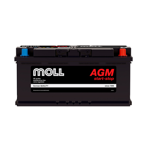 Аккумулятор MOLL MOLL AGM 105ач евро 950А 393х175х190 L6 (80105) — купить в СПб