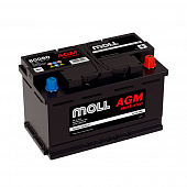 Аккумулятор MOLL MOLL AGM 80ач евро 800А 315х175х190 L4 (80080) — Германия, купить в СПб