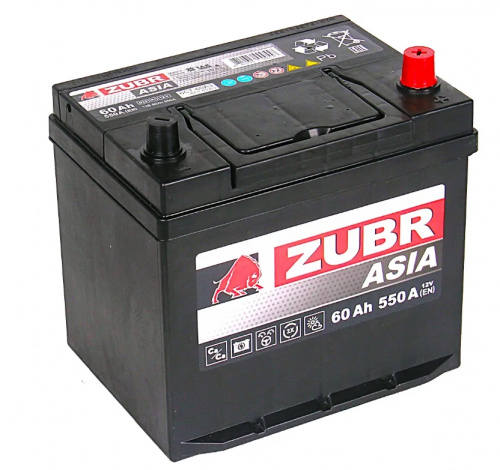 Аккумулятор ZUBR Ultra Asia 60 Aч правый+ детальное фото — Аккумуляторная Балтийская Компания СПб