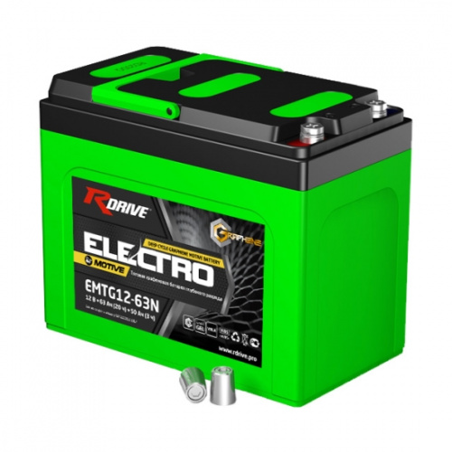Тяговая графеновая батарея RDrive ELECTRO Motive EMTG12-63N