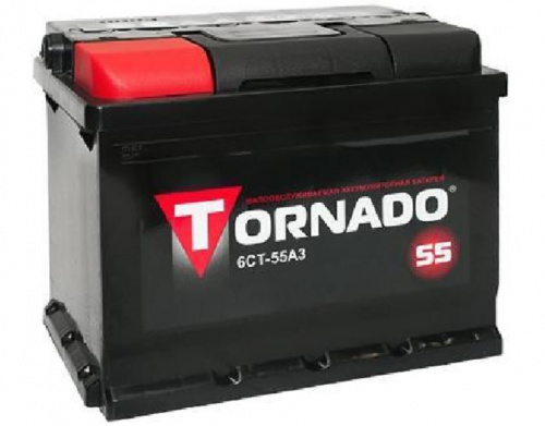 Аккумулятор Tornado 55 Ач левый+ детальное фото — аккумулятор TORNADO КАЗ | Аккумуляторная Балтийская Компания СПб