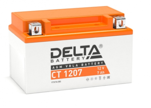  Аккумулятор DELTA СТ 1207 (мото)