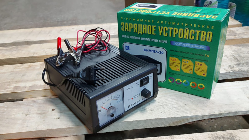 Зарядное устройство для аккумулятора Вымпел-20 ручной режим силы тока