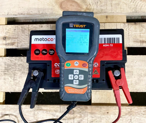 Аккумулятор Аккумулятор Metaco battery AGM-70 METACO — детальное фото