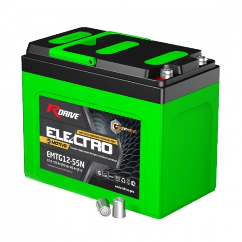 Тяговая гелевая батарея RDRIVE ELECTRO Motive EMTG12-55N