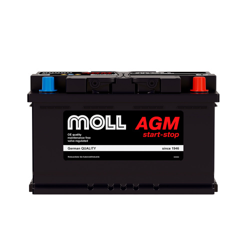 Аккумулятор MOLL MOLL AGM 80ач евро 800А 315х175х190 L4 (80080) — купить в СПб
