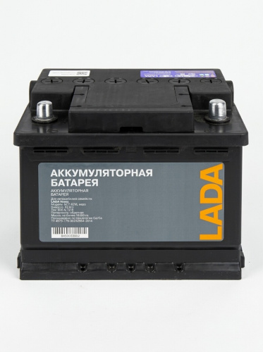 Аккумулятор LADA Аккумулятор LADA 62 А/ч обратная R+ 242x175x190 EN600 А (конвейерный) — купить в СПб