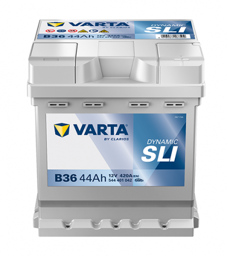 44e 544 401 042 Dynamic SLI  (B36) детальное фото — немецкий аккумулятор VARTA PowerFrame | Аккумуляторная Балтийская Компания СПб