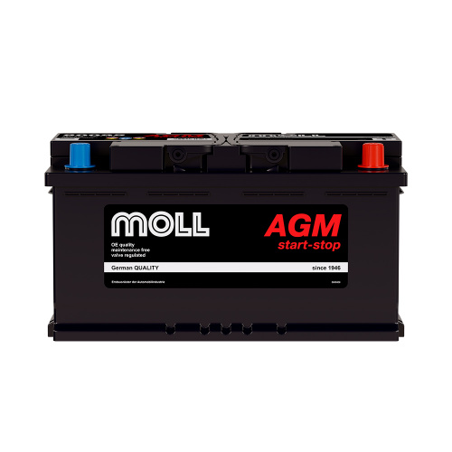 Аккумулятор MOLL MOLL AGM 95ач евро 850А 353х175х190 L5 (80095) — купить в СПб