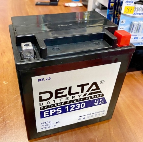 Мото аккумулятор Delta EPS 1230