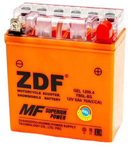 АКБ мото  "ZDF Moto Battery "   1205.4  GEL детальное фото — аккумулятор ZDF | Аккумуляторная Балтийская Компания СПб