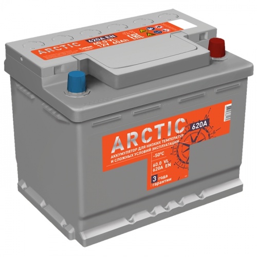 TITAN ARCTIC 60.0 VL – морозостойкий аккумулятор с пусковым током 620А