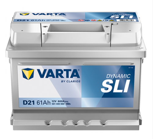 61e 561 400 060 Dynamic SLI -61Ач (D21) детальное фото — немецкий аккумулятор VARTA PowerFrame | Аккумуляторная Балтийская Компания СПб