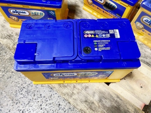 аккумулятор аком efb 100Ah